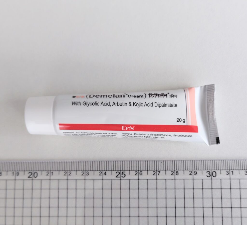 デメランクリーム(Demelan Cream)・大きさ