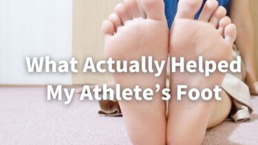 clean feet after athlete's foot care routine