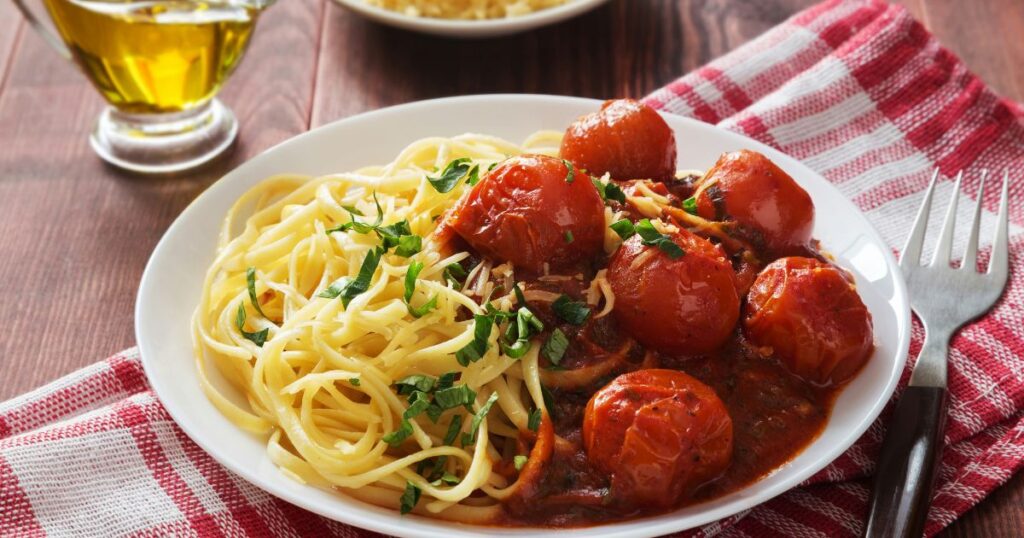 simple homemade pasta dish